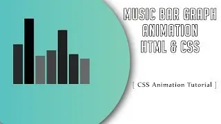 Music line graph animation with html and css | CSS3 Animation Tutorial