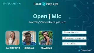 Open Mic: Episode 4 - React Patterns, Story Book, Web Dev Journey