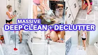 MASSIVE DECLUTTER + ORGANIZE + CLEAN WITH ME |CLEANING MOTIVATION | DEEP CLEANING | JAMIES JOURNEY