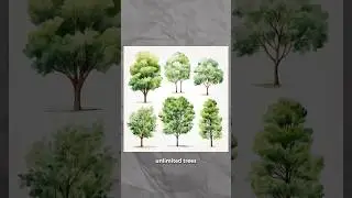 Unlimited trees for architecture representations #archviz #midjourney