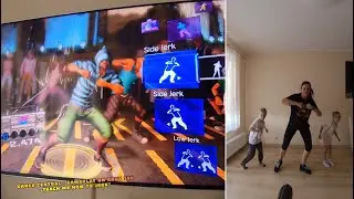 Dance Central with my Kids - Teach me how to jerk (Gameplay on Xbox 360 with Kinect Sensor)