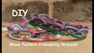 Peruvian Wave Friendship Bracelet Pattern [Tutorial]