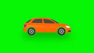 Car Green Screen animation 4k & Non Copyright Video