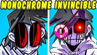 FNF VS Lullaby VS Monochrome VS GF.hx - Invincible Cover | FNF MOD/Fanmade | Friday Night Funkin'