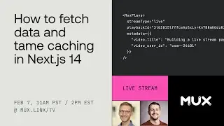 How to fetch data and handle caching in Next.js 14