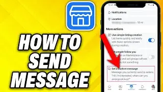 How To Send Message on Facebook Marketplace (2024)