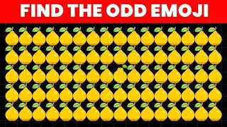 How Good Are Your Eyes | Find The Odd Emoji Out | Fruits