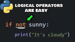 Logical operators in Python are easy 🔣