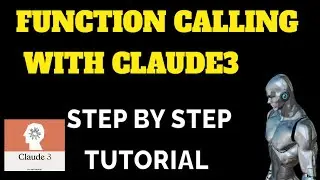 TOOL USE ( FUNCTION CALLING) 🔥🔥 With Anthropic CLAUDE 3 API – A Step by Step Tutorial