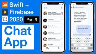 Swift: Firebase Chat App Part 6 - Facebook Login & Log Out (Real-time) - Xcode 11 - 2020