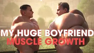 My Huge Boyfriend - Muscle Growth Animation