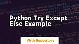 python try except else example