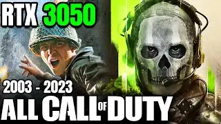 Call Of Duty Franchise on RTX 3050 - 2003 to 2023 Series