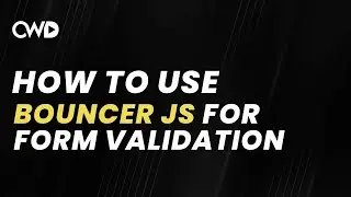 How To Use Bouncer JS For Form Validation | Lightweight JS Framework