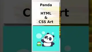 Panda | HTML & CSS Art