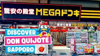 🇯🇵 Discover AMAZING Mega Don Quijote Sapporo Hokkaido Japan [4K Video]