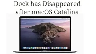 Mac Dock has Disappeared after macOS Catalina Update - Fixed