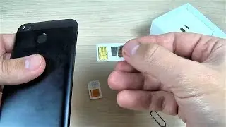 INSERT SIM & SD CARD Xiaomi Redmi 4, 4X (DUAL SIM)
