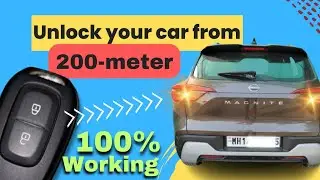 Now Unlock Your Car from 200 Meters like Magic ✨ 😮🤔