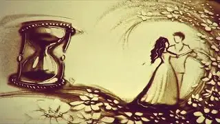 Love story Песочная анимация История любви Маши и Сергея