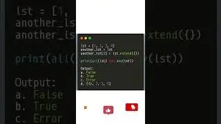 python challenge ⏳ python programming | python quiz #python #pythonlists #shorts #ytshorts #viral ⏳