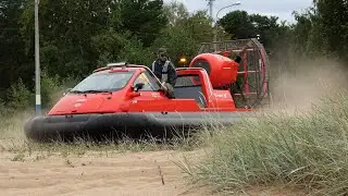 Sea Trials of the New Hovercraft Christy 7186 OC Rescue