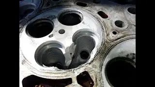 KIA Sorento 2.5TDI,ремонт трещин ГБЦ.Cylinder hear crack repair