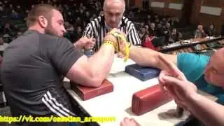 Чемпионат РСО-Алания по армрестлингу 2015 правая рука Ossetian armwrestling right hand