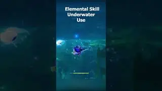 All characters underwater elemental skill |  #genshinimpact #genshin #genshinshort