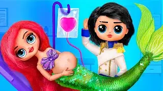 Amazing Life of Princess Ariel! 32 LOL Surprise DIYs