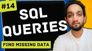 Find Missing Data - SQL Interview Query 14 | SQL Problem Level "MEDIUM"