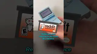 Reddit was on the GBA? #viral #shorts #reddit #gaming