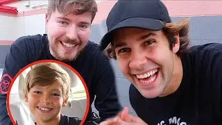 SURPRISING MY LITTLE BROTHER WITH MR.BEAST|Сюрприз Для Младшего Брата с MR.BEAST русские субтитры