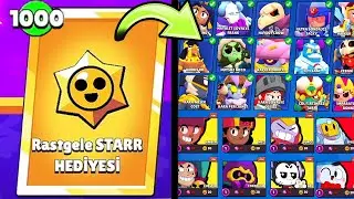 SIFIR HESAPTA 1000 STARR HEDİYESİ AÇTIM !!! - Brawl Stars
