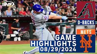 Mets vs Diamondbacks (8/29/2024) | NY Mets Highlights | SNY