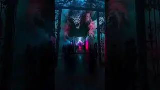 Midjourney V5.2 Zoom out | Scary Night #shorts #midjourney