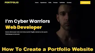 How to create a Portfolio website using WordPress | Personal Portfolio website using WordPress