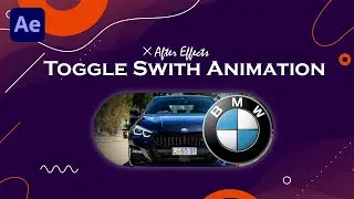 Toggle Switch Animation made in After Effects