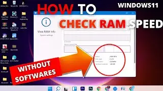 How To Check Ram Speed In Windows 11 | find ram speed in windows 11