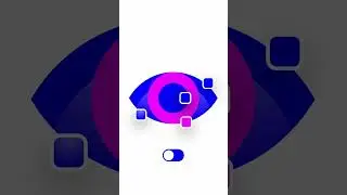 Geometric Eye Icon Construction #figma #animation