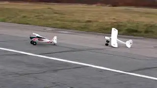 Авиамоделирование. Полёты радиоуправляемых самолётов,  видео )))