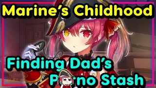 【ENG Sub】Houshou Marine - Young Marine and Dad's Forbidden Videos