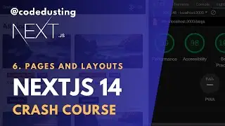 6 . Pages and Layouts | NextJS App Router Crash Course