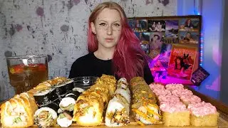 Мукбанг | Роллы | Индивидуальность| Mukbang