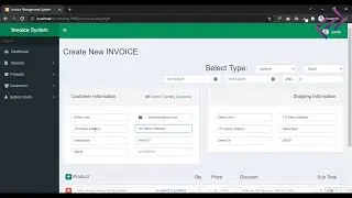 Invoice Management System in PHP MySQL with Source Code - CodeAstro