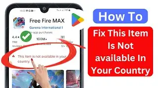 How To Fix This item is not available in your country. This item is not available in your country