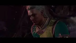 Baldur's Gate 3 - Prologue: Mindflayer's Nautiloid Escapes Dragons Cutscene Investigate The Pool PC