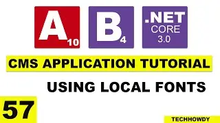 How to Download & Use Local Fonts in Angular Application | ANGULAR 10 | ASP.NET CORE 3.0