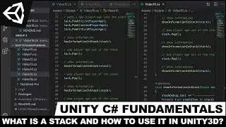 Unity C# Fundamentals - What is a Stack and How to use it in C# with Unity3d ?