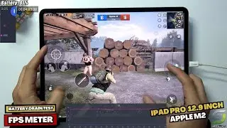 iPad Pro 2022 12.9 inch test game PUBG Mobile | Apple M2